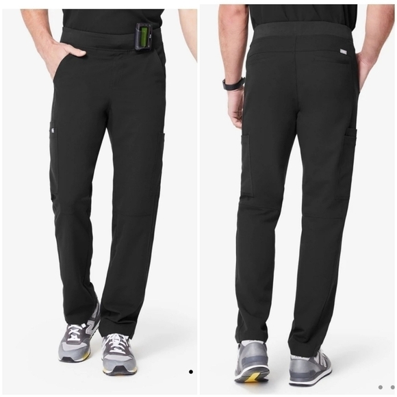 FIGS Axim Cargo Scrub Pants,  Color Black,  Size XS - Picture 1 of 11